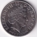 United Kingdom 5 Pounds 2005 Horatio Nelson Coin - Image 2