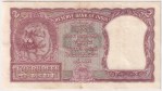 2 Rupees of India of Hvr Iyengar Signed 1957-1962 Half Tiger Note - Image 2