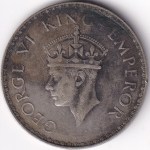 One Rupee of 1941 of British India Bombay Mint Silver Coin - Image 2