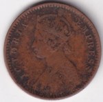 1/12 Anna 1901 of British India of Victoria Empress Copper Coin - Image 2