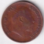 1/12 Anna 1904 of British India of King Edward VII Copper Coin - Image 2