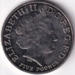 United Kingdom 5 Pounds 2008 Queen Elizabeth I Coin - Image 2