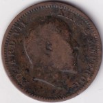 One Quarter Anna 1909 Edward VII Bronze Coin - Image 2