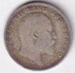 British 2 Annas King Edward VII 1903 Silver Coin - Image 2