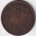 British India Quarter Anna 1911 George V Coin