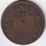 One Quarter Anna 1911 George V Coin