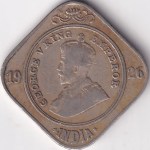 British India King George V 2 Annas 1926 Calcutta Mint Coin