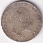 Two Annas King Edward VII 1906 Silver Coin - Image 2