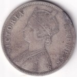 British India One Rupee 1878 Silver Victoria Empress Coin - Image 2