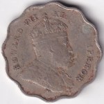 British India 1 Anna 1908 Edward VII Bombay Mint - Image 2