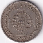 Portuguese India 6 Escudos 1959 Coin - Image 2