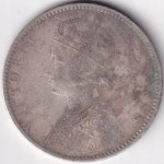 British India 1893 Victoria Silver One Rupee Coin - Image 2