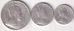 Straits Settlements 1910 Edward VII Silver 5, 10 & 20 Cents 3 Coin Set - Image 2