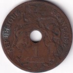 French Indochina 1899 One Cent Bronze Coin - Image 2