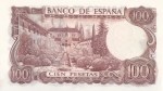 Spain 100 Pesetas 1970 UNC Banknote Manuel de Falla - Image 2
