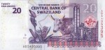 Swaziland Eswatini 20 Emalangeni 2017 UNC Banknote King Mswati III - Image 2