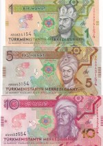 Turkmenistan 1 5 10 20 50 100 Manat 2020 UNC Banknote Set - Image 4