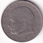 Germany 2 Deutsche Mark 1959 Max Planck Coin