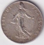 France 50 Centimes 1918 Silver Coin - Image 2