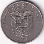 Panama 25 Centesimos 2003 Coin – Ruins of Old Panama - Image 2