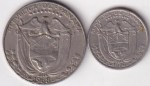 Panama Quarter and 1/10 Balboa Copper Nickel Two Coins Set - Image 2